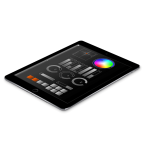 Touchscreen DMX controller