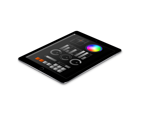 Touchscreen DMX controller